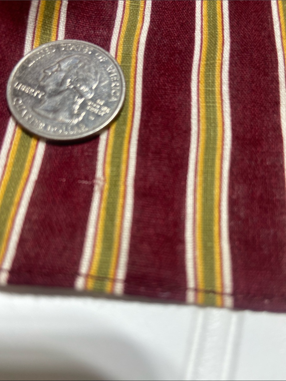 Britches n Things Vintage 70s Prairie Skirt Size 9 Burgundy Floral NWT Deadstock - Picture 11 of 12